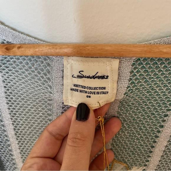 Sundress Metallic Rainbow Coverup Blue Purple One Size NWT - Picture 4 of 5